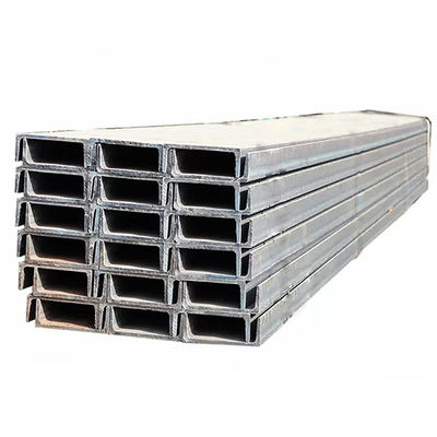 UPN50 UPN400の鋼鉄Cチャネルは7mmの厚さの低炭素鋼鉄を形づける